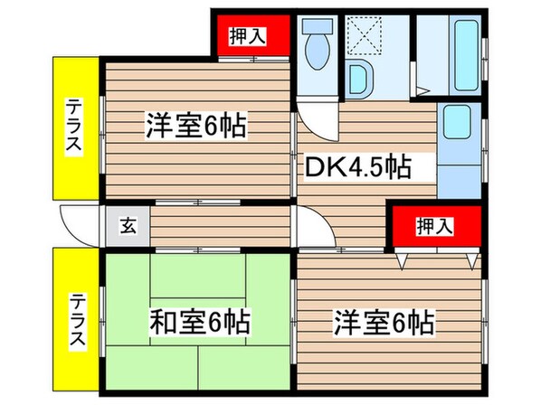 タカサゴコ－ポの物件間取画像